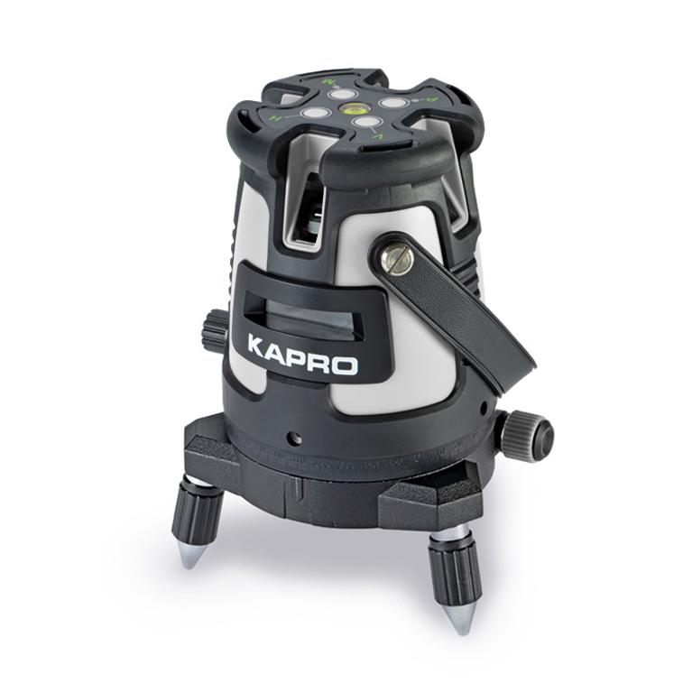 Kapro ristilaser 875G vihreä, 1V + 4P + LP, pehmeä kotelo