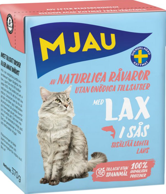 Mjau Lohta Kastikkeessa 370 g kissan märkäruoka