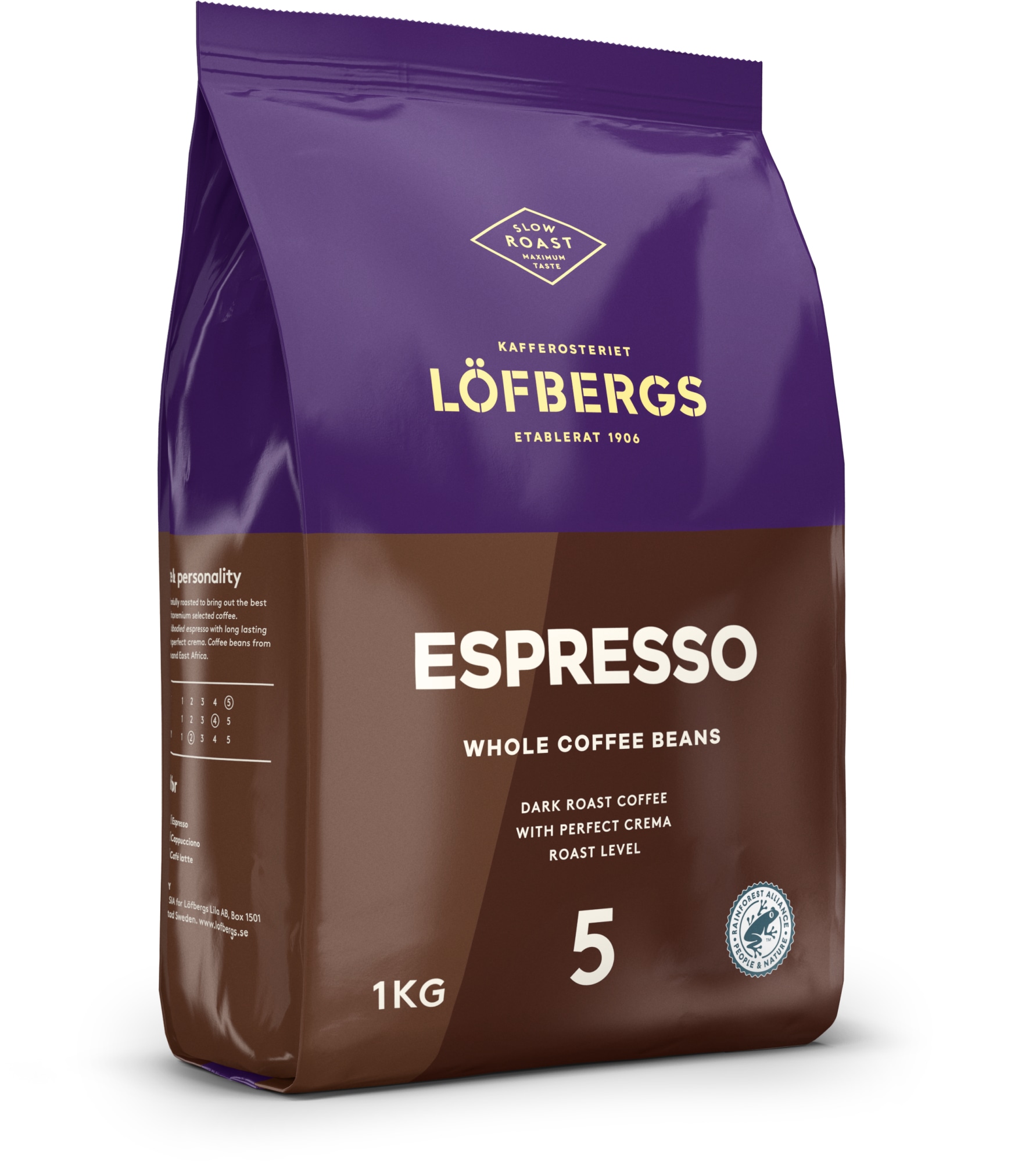 Löfbergs Espresso Rainforest Alliance 1000 g papukahvi