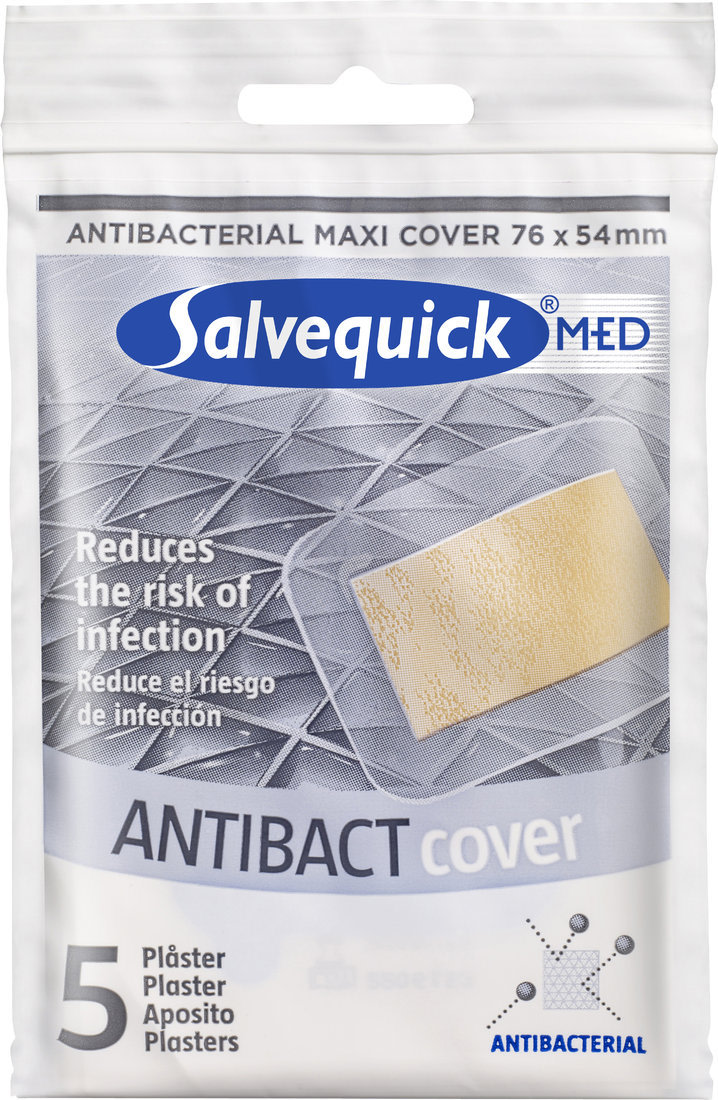 Salvequick MED 5 kpl Antibact laastari
