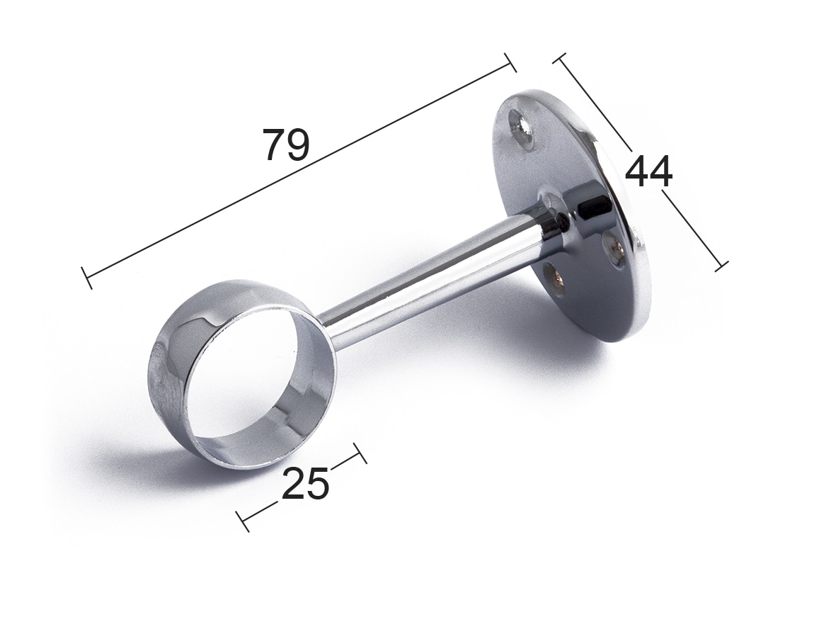 Habo 759-25 kromi putkenkannatin