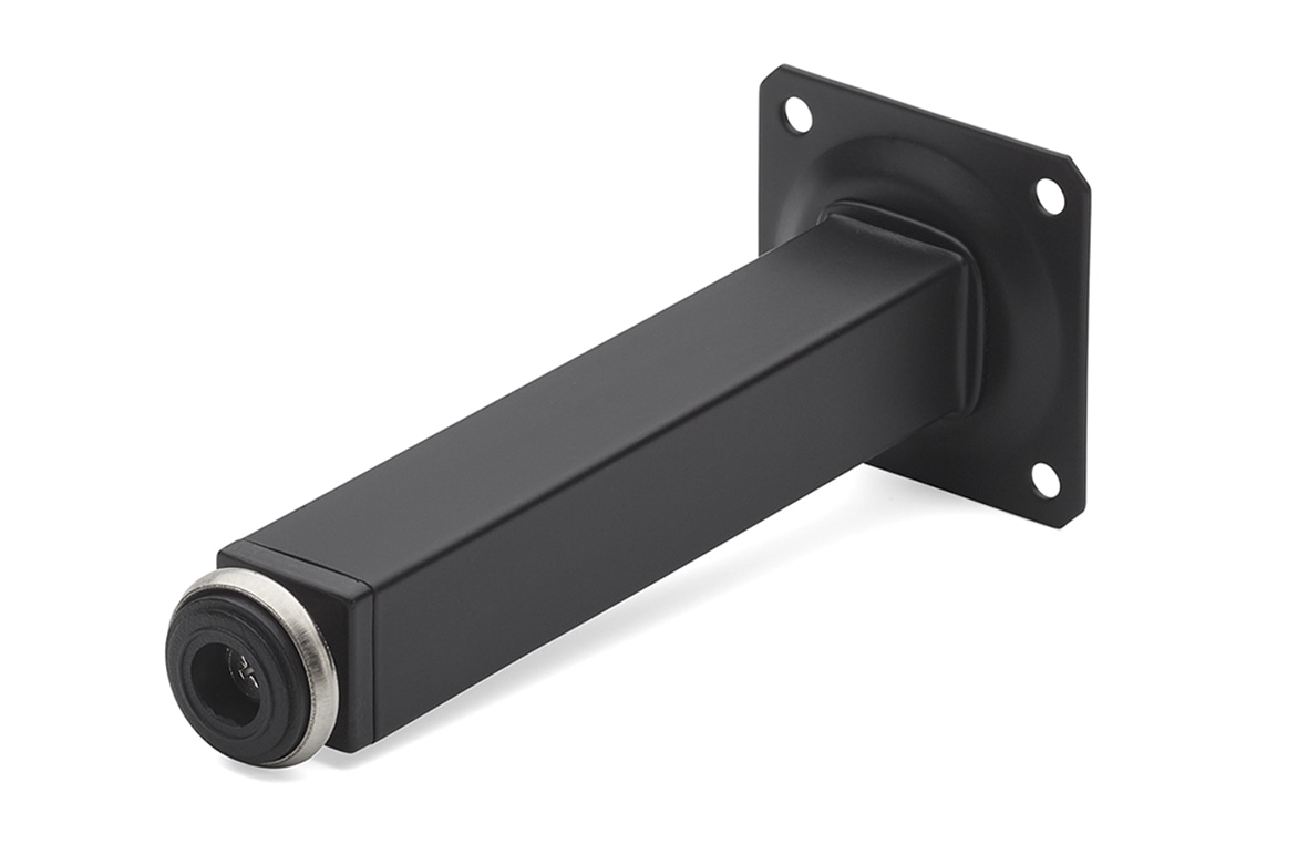 Habo 611 900 mm musta putkijalka