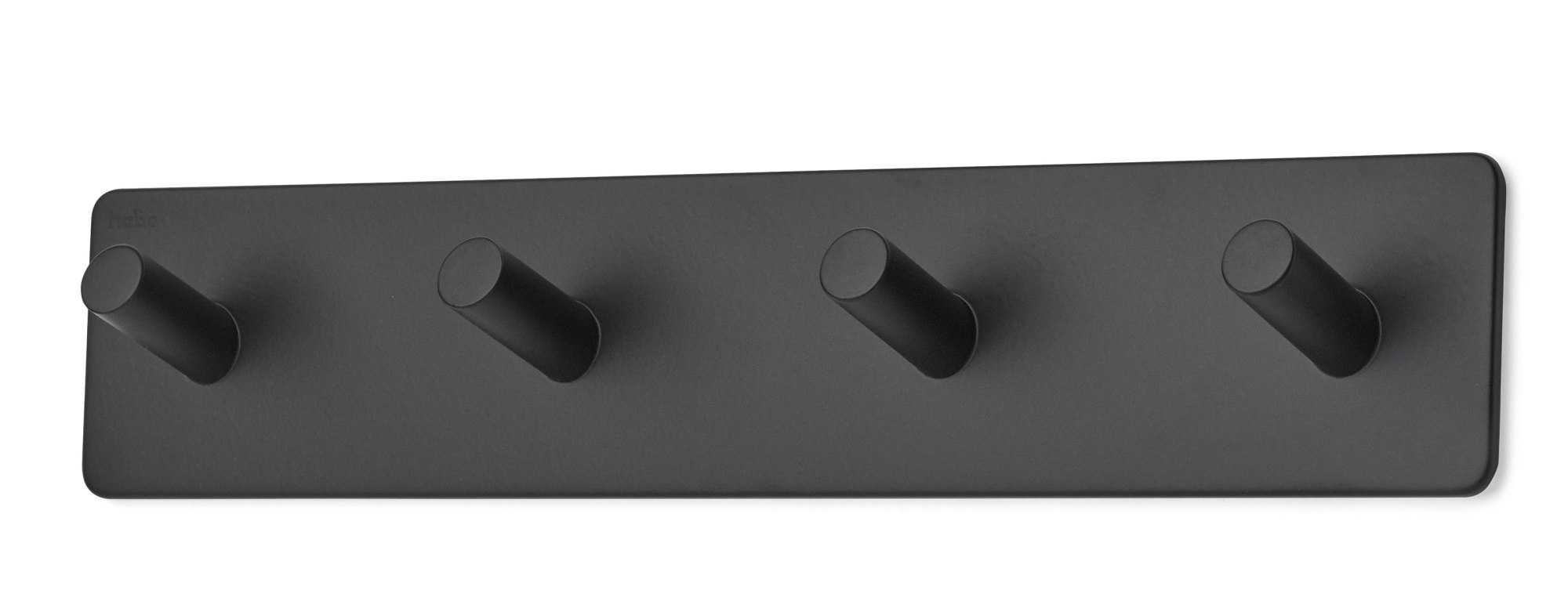 Habo Edge musta 4-koukkua naulakko