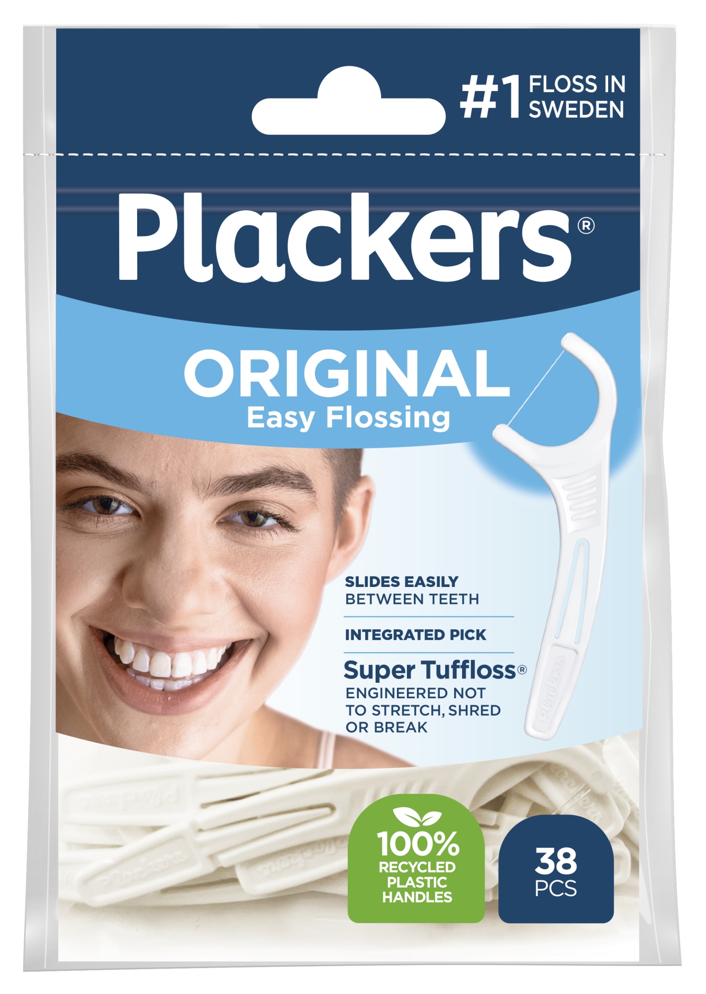 Plackers Original 38 kpl hammaslankain