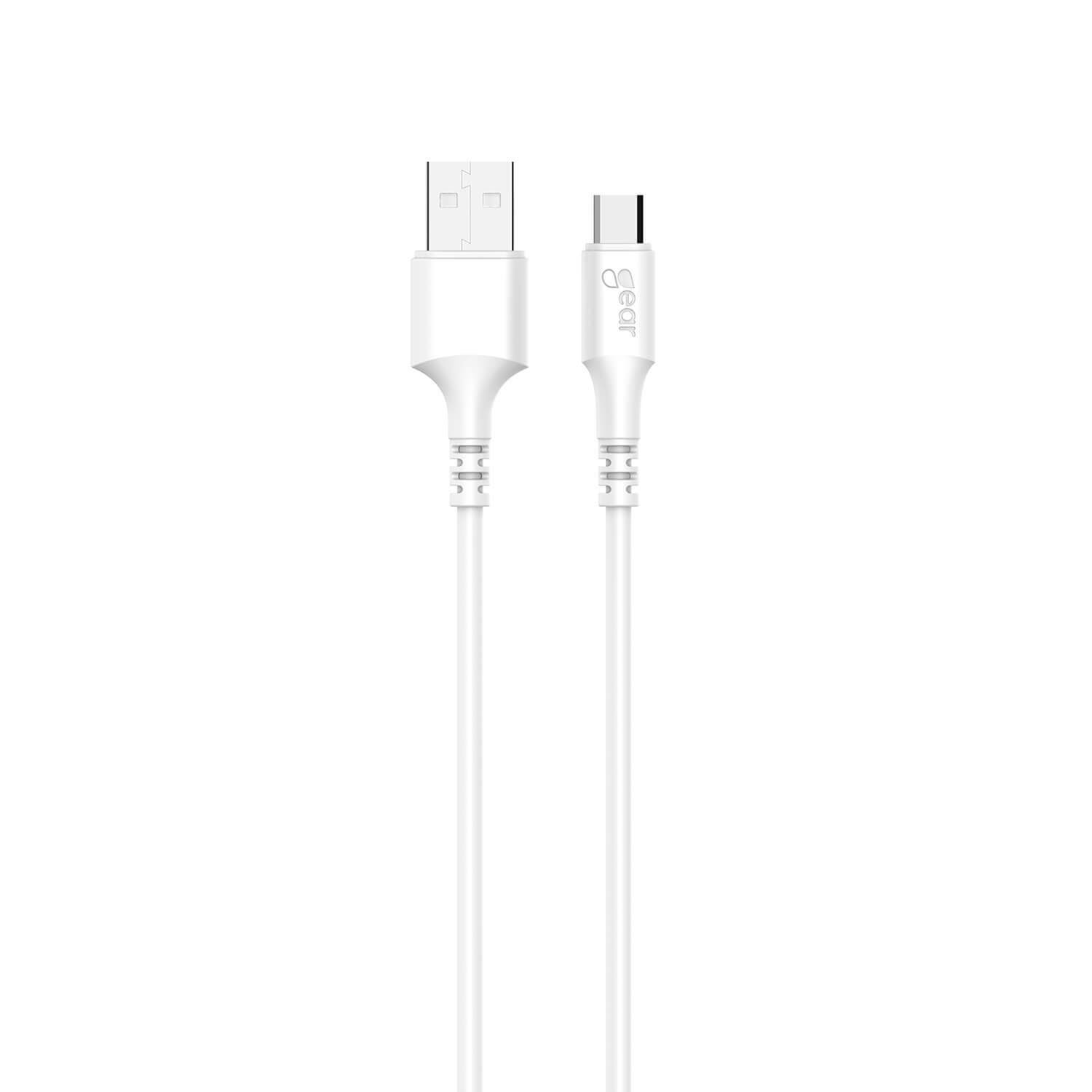 Gear MicroUSB-USB-A 3m latausjohto