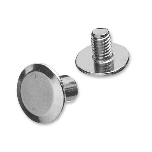 Slöjd-Detaljer 9x5mm niklattu ruuviniitti