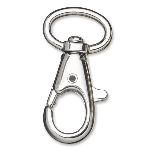 Slöjd-Detaljer niklattu 40x15mm karbiinihaka