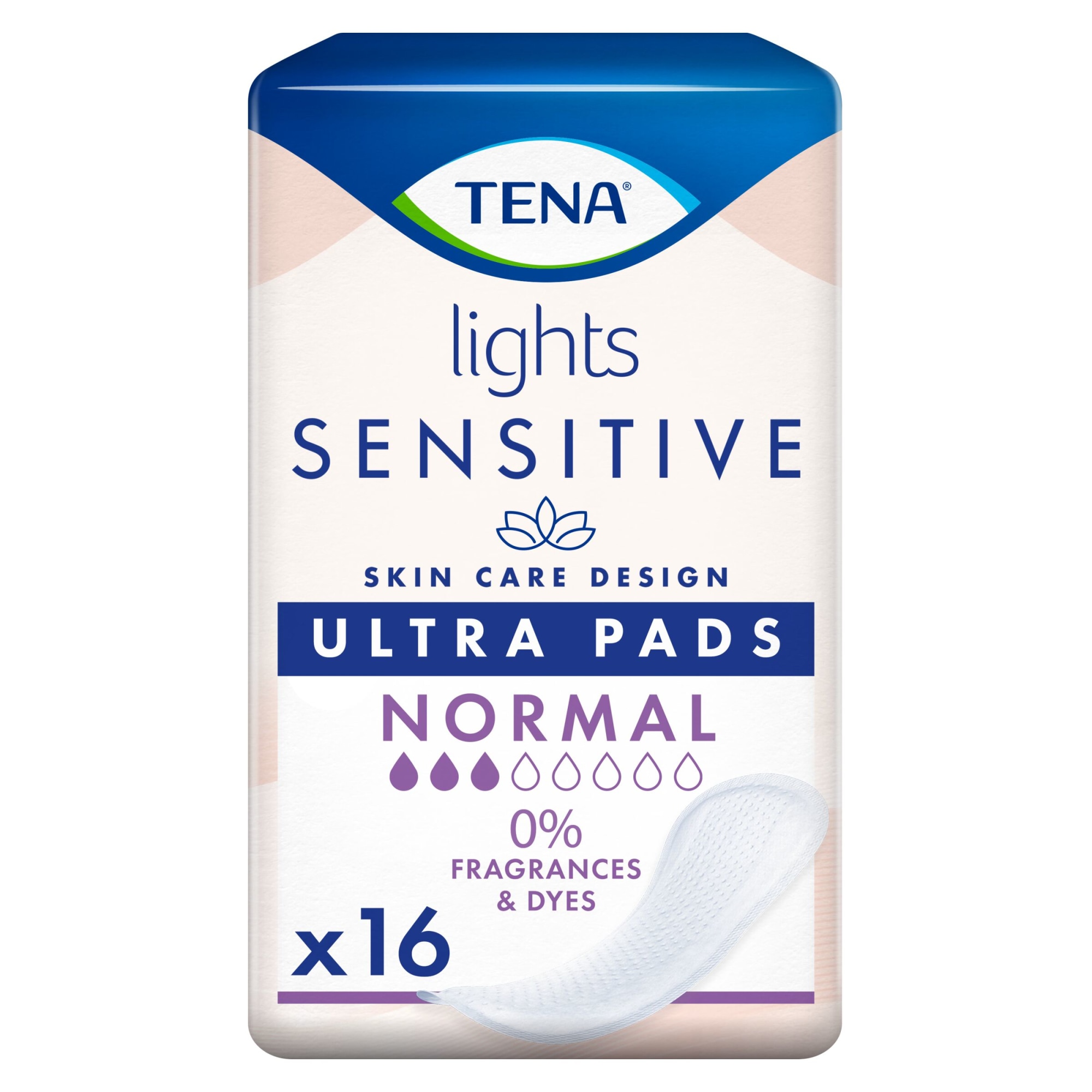 TENA lights Sensitive Ultra Normal 16 kpl inkontinenssisuoja