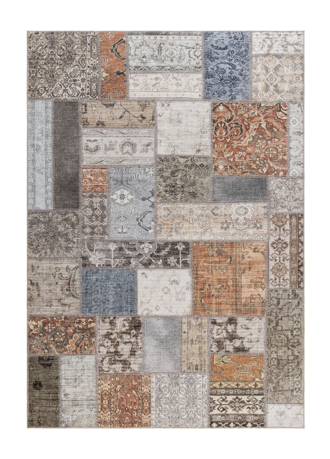 KMCarpets Patchwork Ljus matto
