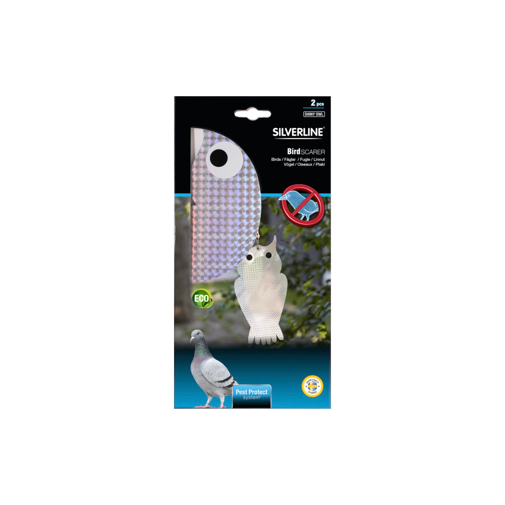 Silverline Reflex 2-pack lintukarkotin pöllö