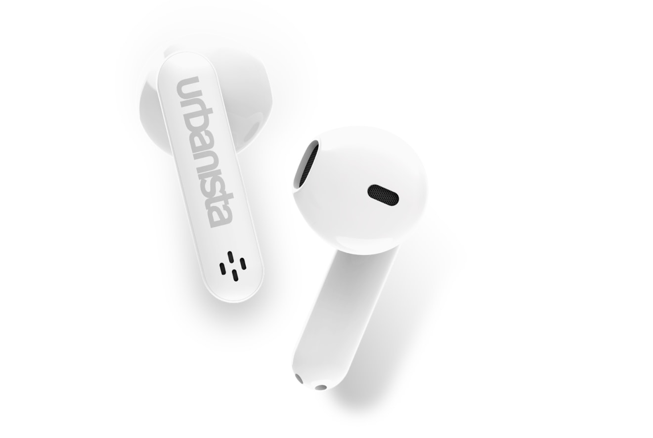 Urbanista Austin valkoinen True Wireless nappikuulokkeet