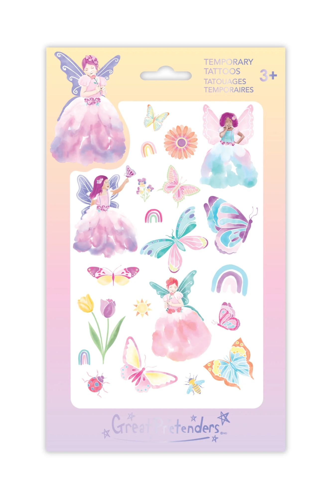 Great Pretenders Butterfly Fairy Tatuoinnit 18kpl