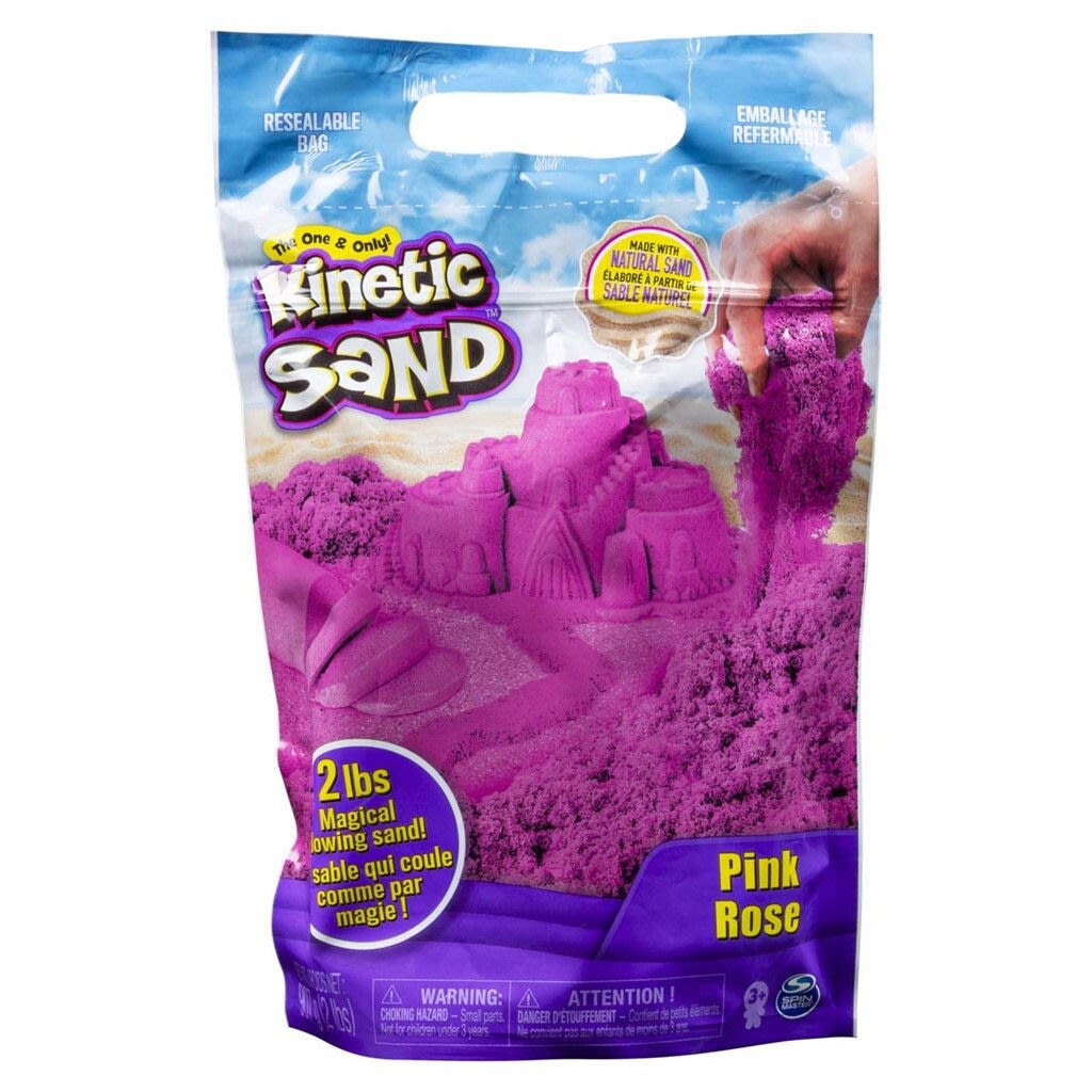 Kinetic Sand Colour Bag Pink 900 g taikahiekka