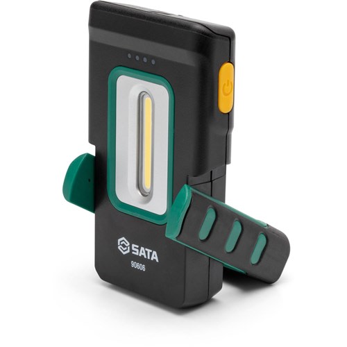 Sata 300lm Lion 1,5ah langaton lataus käsivalaisin magneetilla