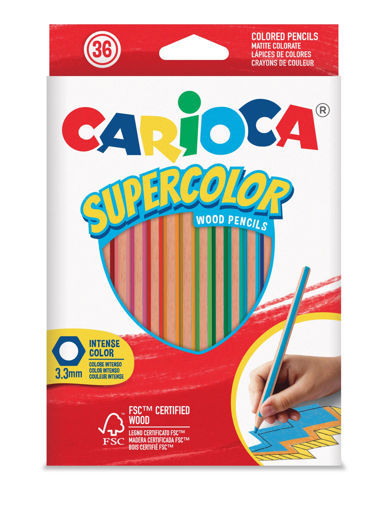 Carioca Supercolor 36 kpl puuvärikynä
