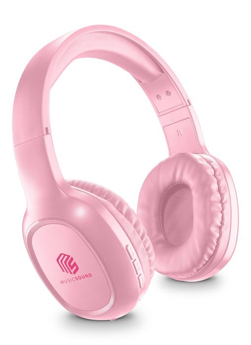 MusicSound Basic bluetooth kuulokkeet pinkki