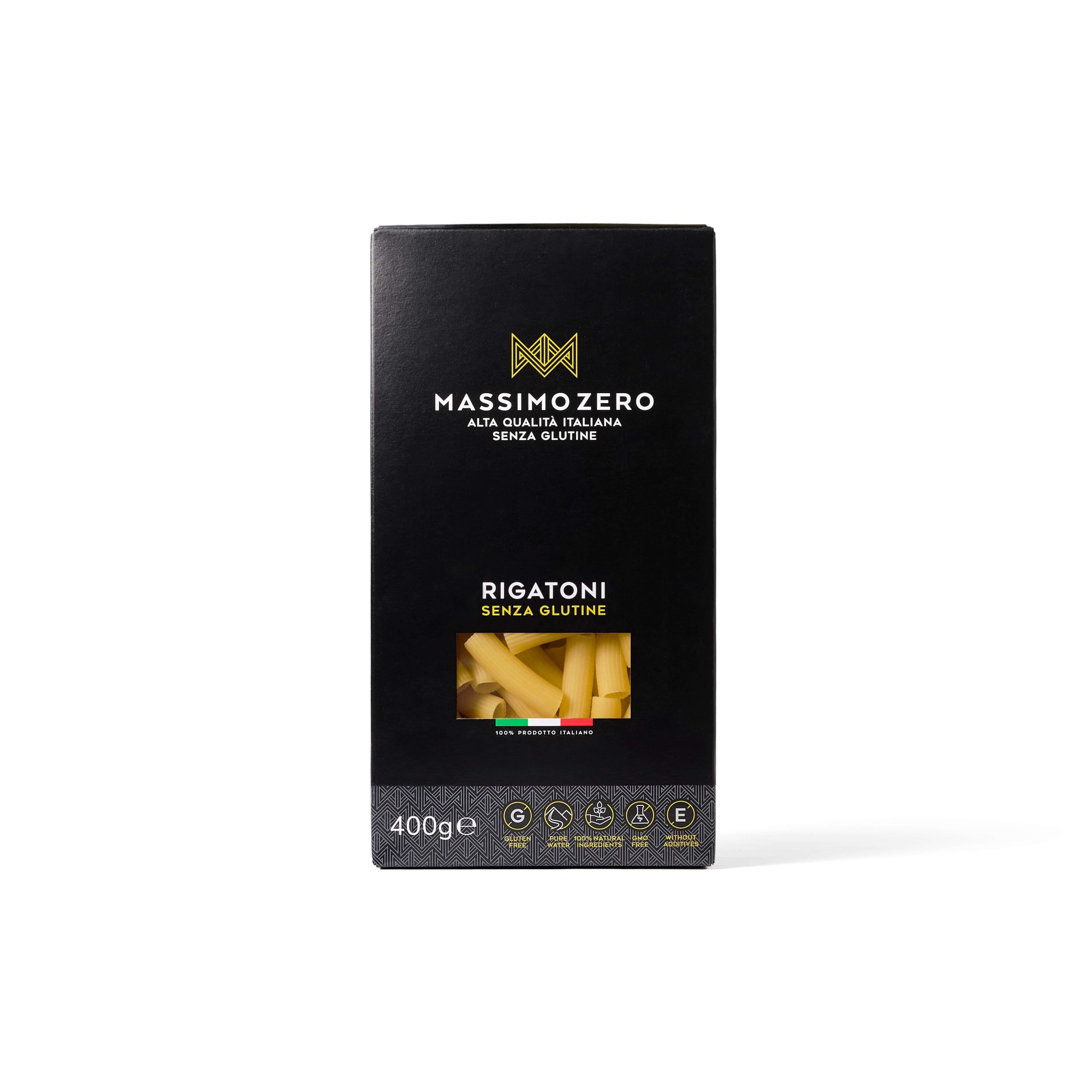 Massimo Zero Gluteeniton Rigatoni 400g pasta