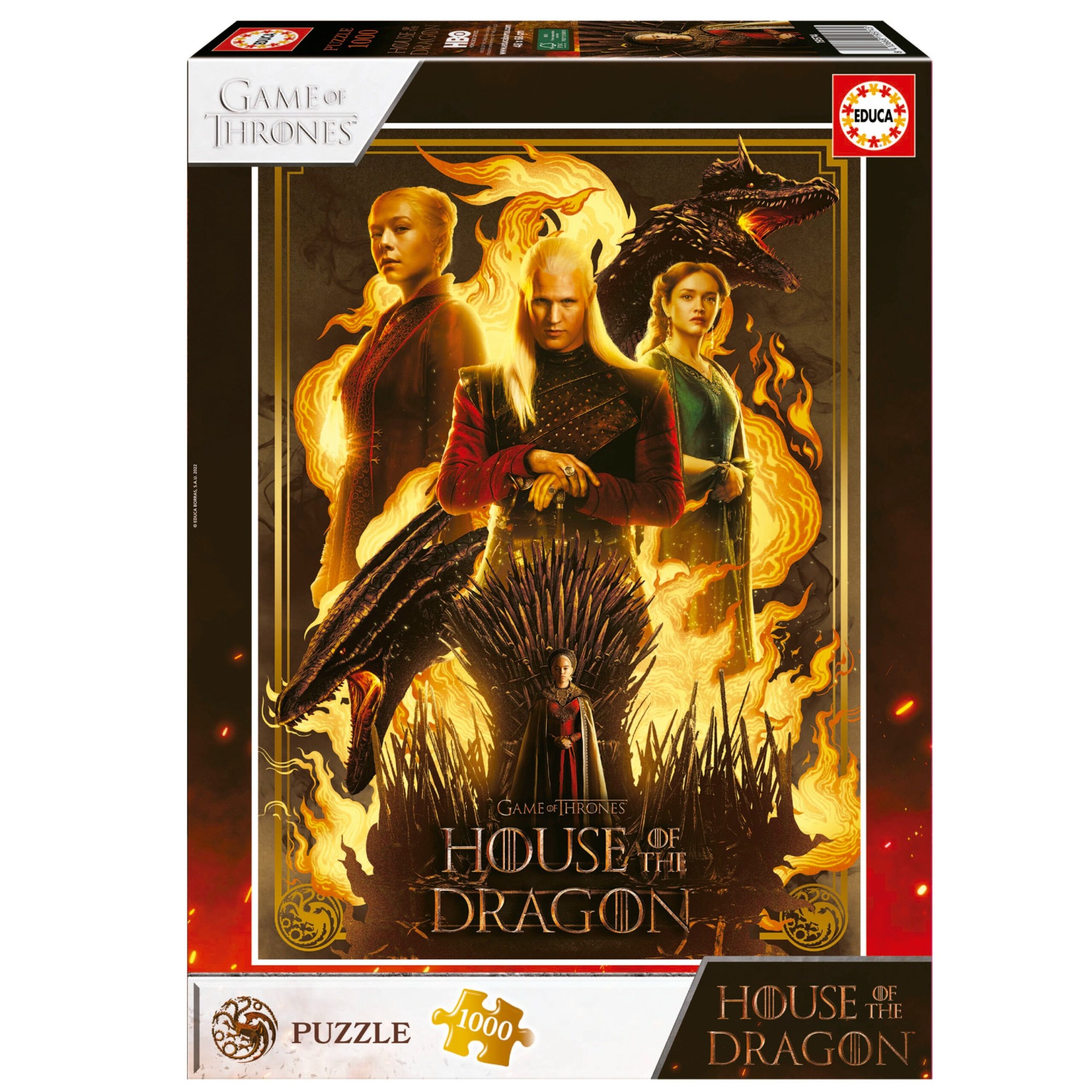 Educa House of the Dragon 1000p palapeli