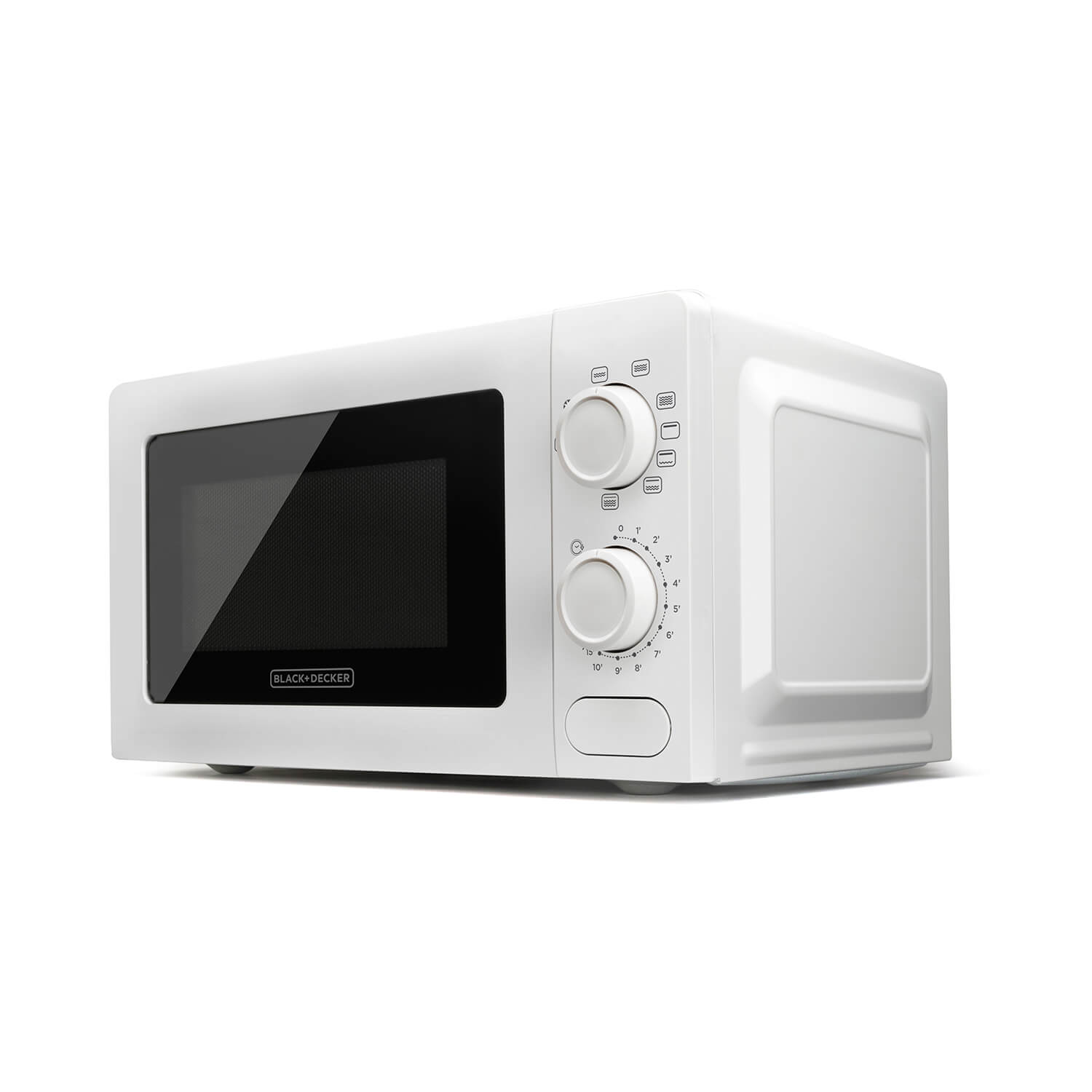 Black+Decker grillillä valkoinen 700W mikroaaltouuni