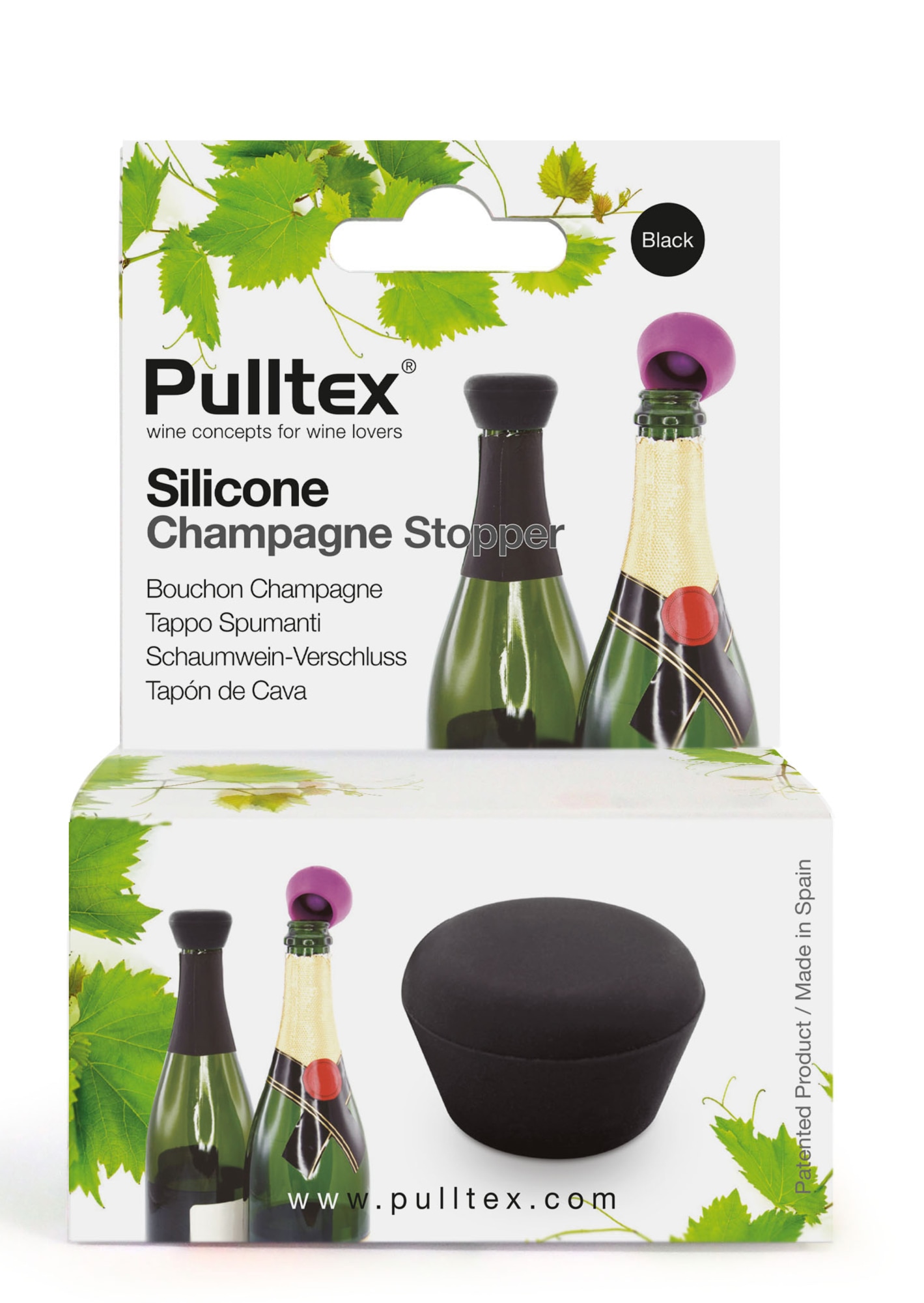 Pulltex Samppanjapullon silikonistopperi