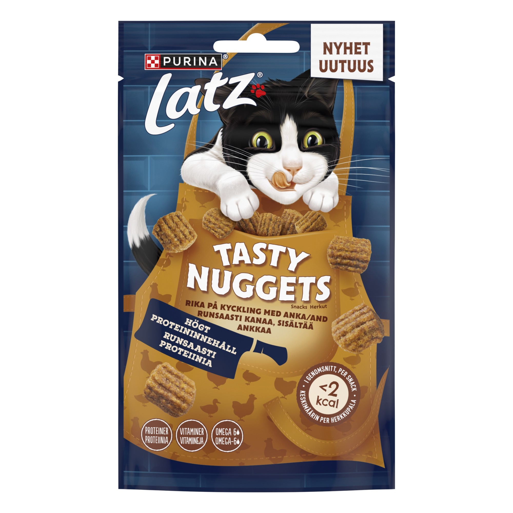 Latz Tasty Nuggets Runsaasti Kanaa 50 g kissan makupala
