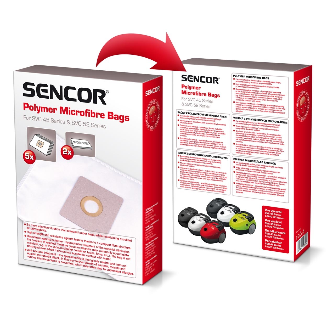 Sencor SVC45 pölypussi