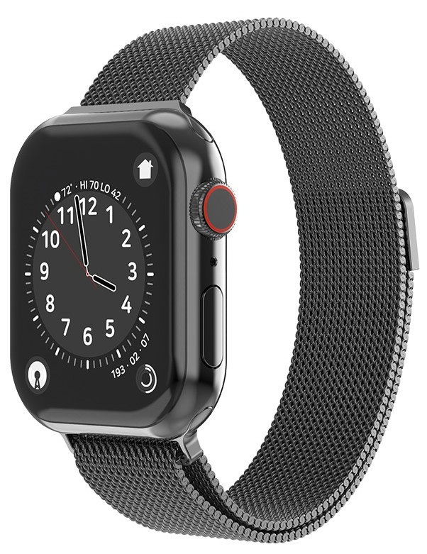 Swissten Apple Watch 42-44mm milanolaisranneke