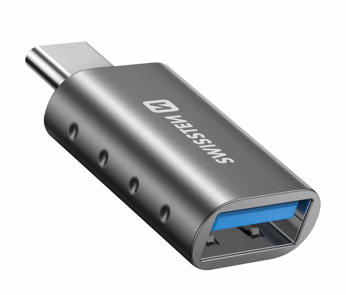 Swissten USB-C (U) / USB-A (N) OTG-sovitin