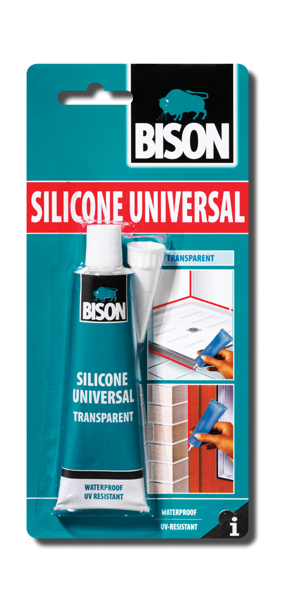Bison 60 ml väritön silikoni