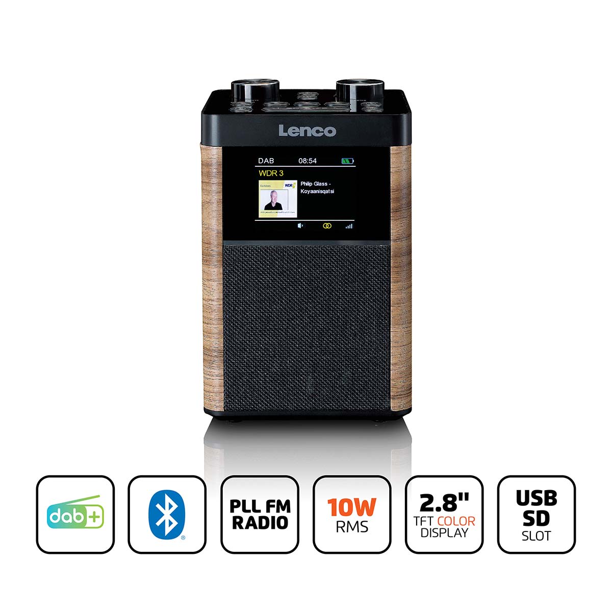 Lenco PDR-060WD kannettava radio