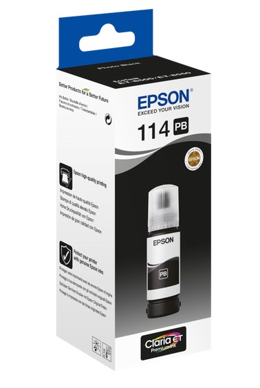 Epson 114 EcoTank valokuvamusta mustepullo