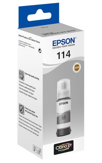 Epson 114 EcoTank harmaa mustepullo