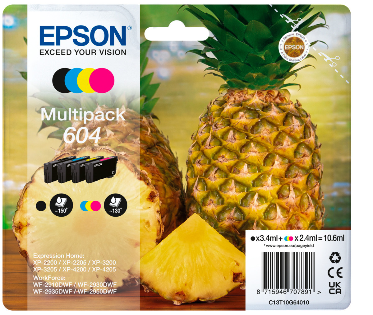 Epson 604 Multipack mustepatruuna