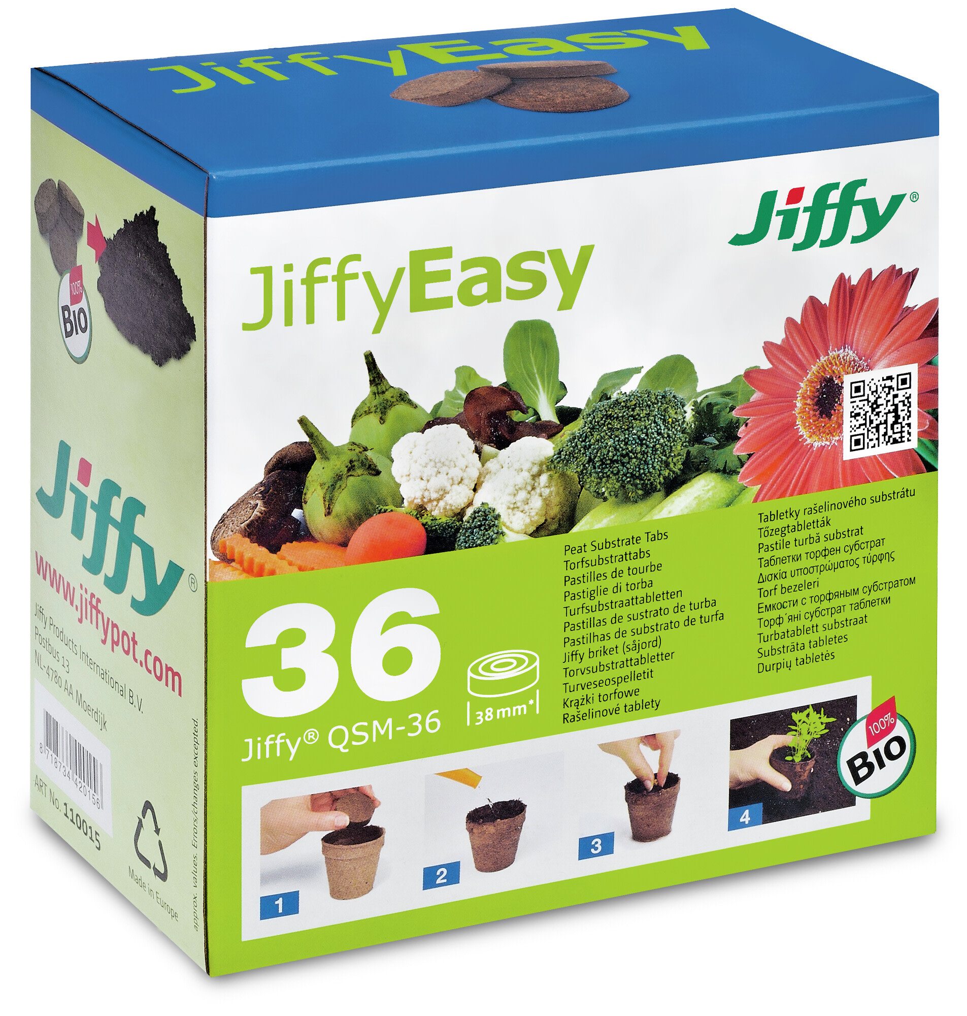 Turveseospelletti QSM Jiffy