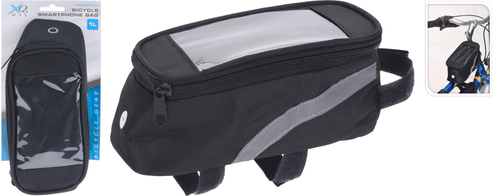 XQ Max etulaukku puhelinkotelolla