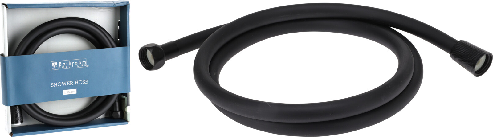 Bathroom Solutions musta 150cm suihkuletku