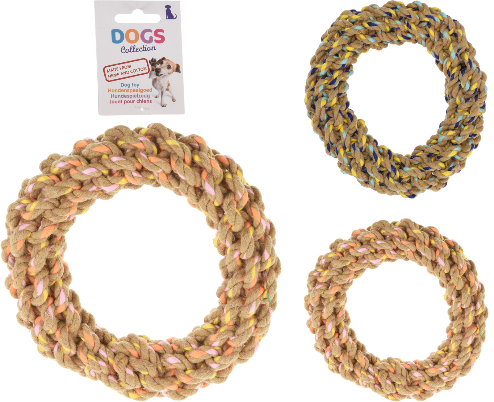 Dogs 20 cm koiran köysirengas