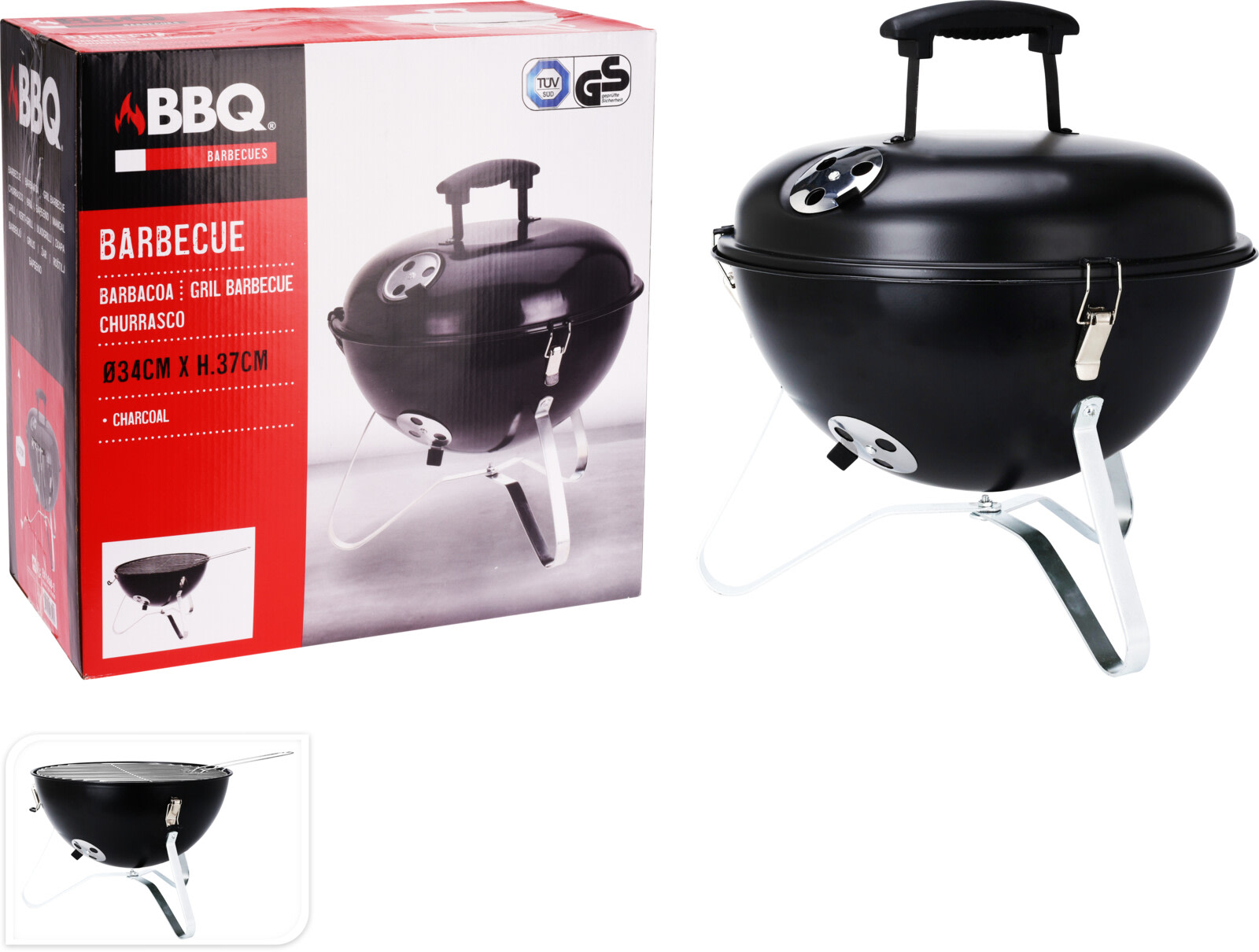 BBQ 37cm hiiligrilli