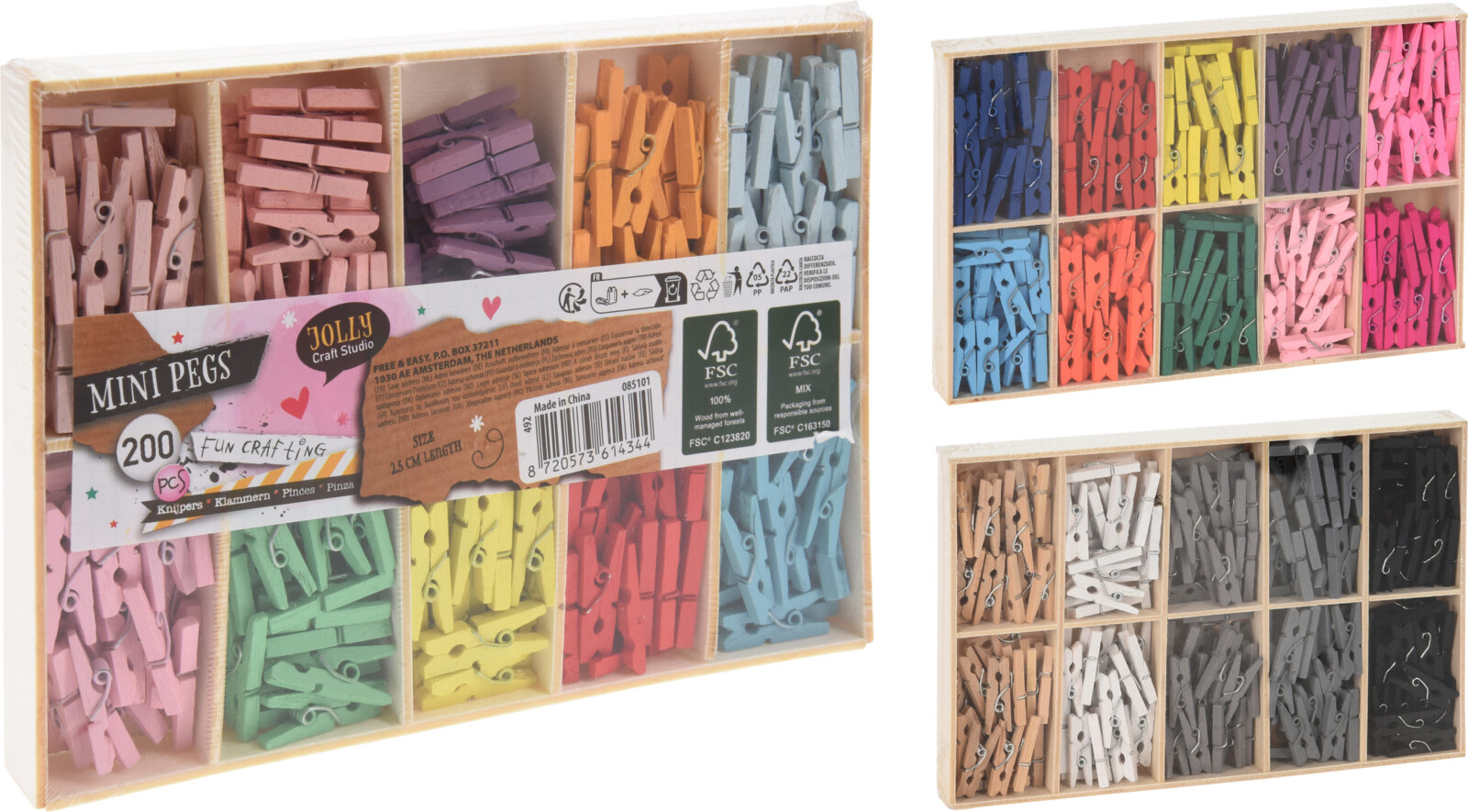 Jolly Craft Studio puinen pyykkipoika