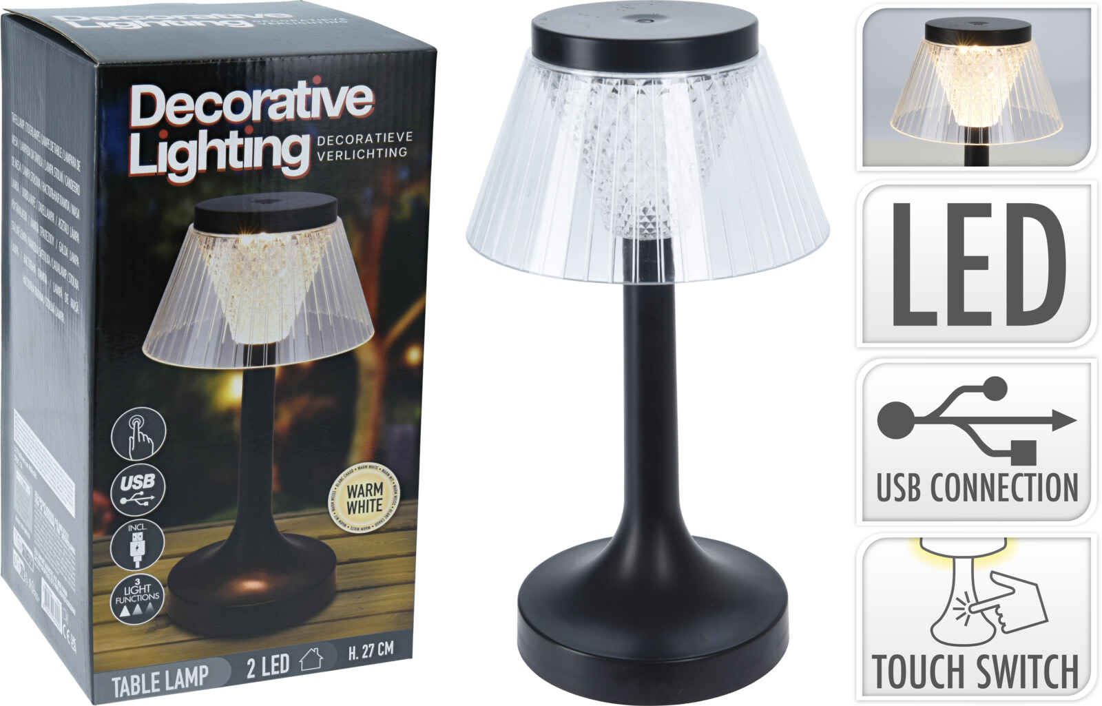 Decorative Lighting ladattava pöytävalaisin