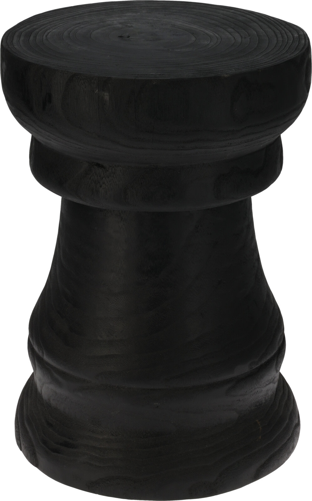 KM 28x28x40 cm musta sivupöytä