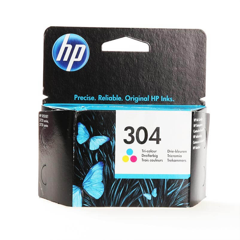 HP 304 Tri-colour mustekasetti