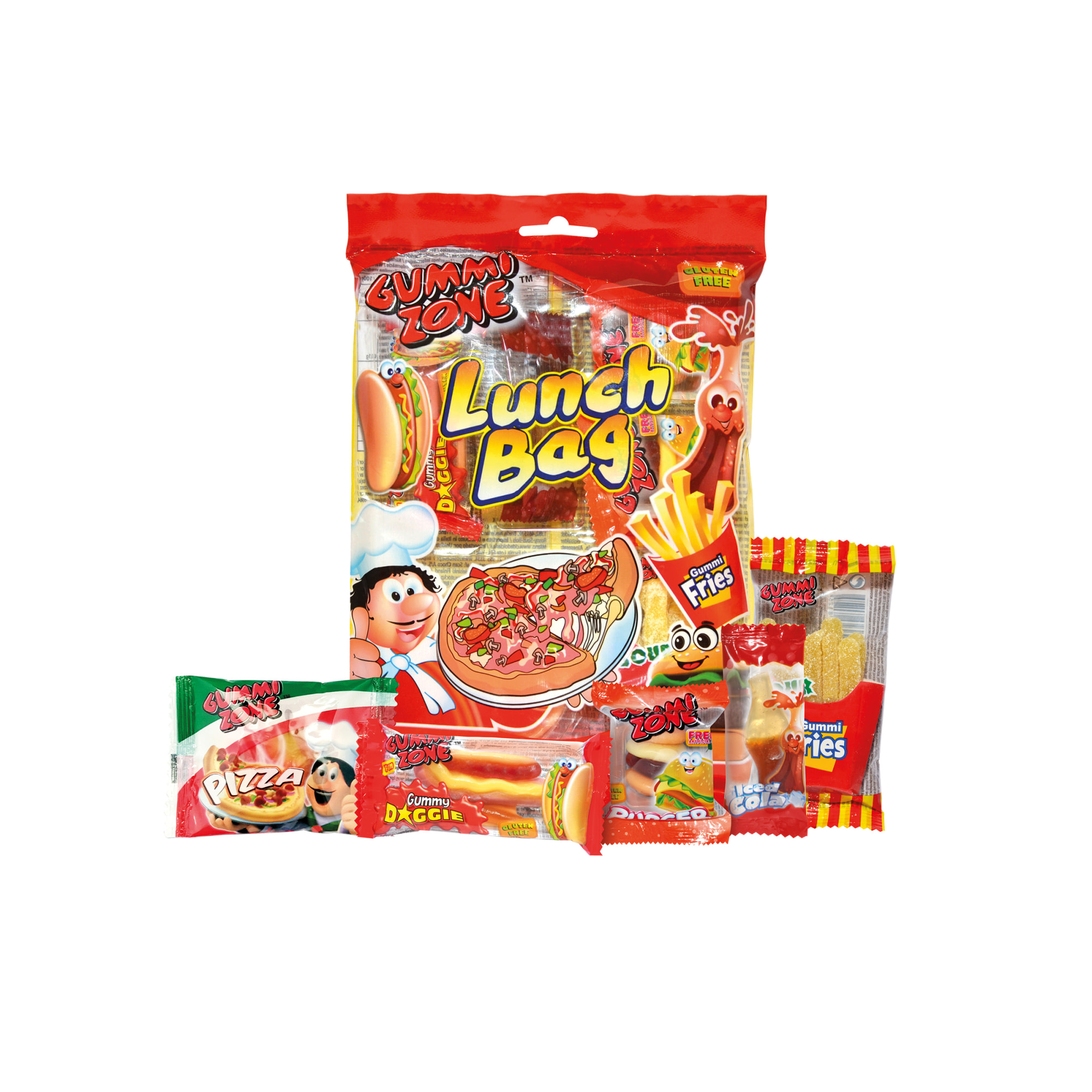 Gummi Zone Lunch Bag 82 g karkkipussi