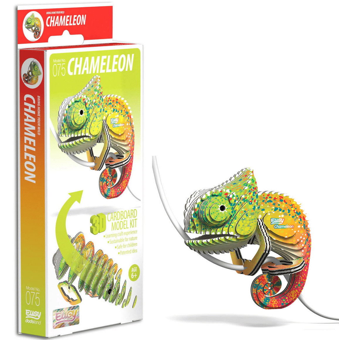 Eugy Kameleontti 3D palapeli