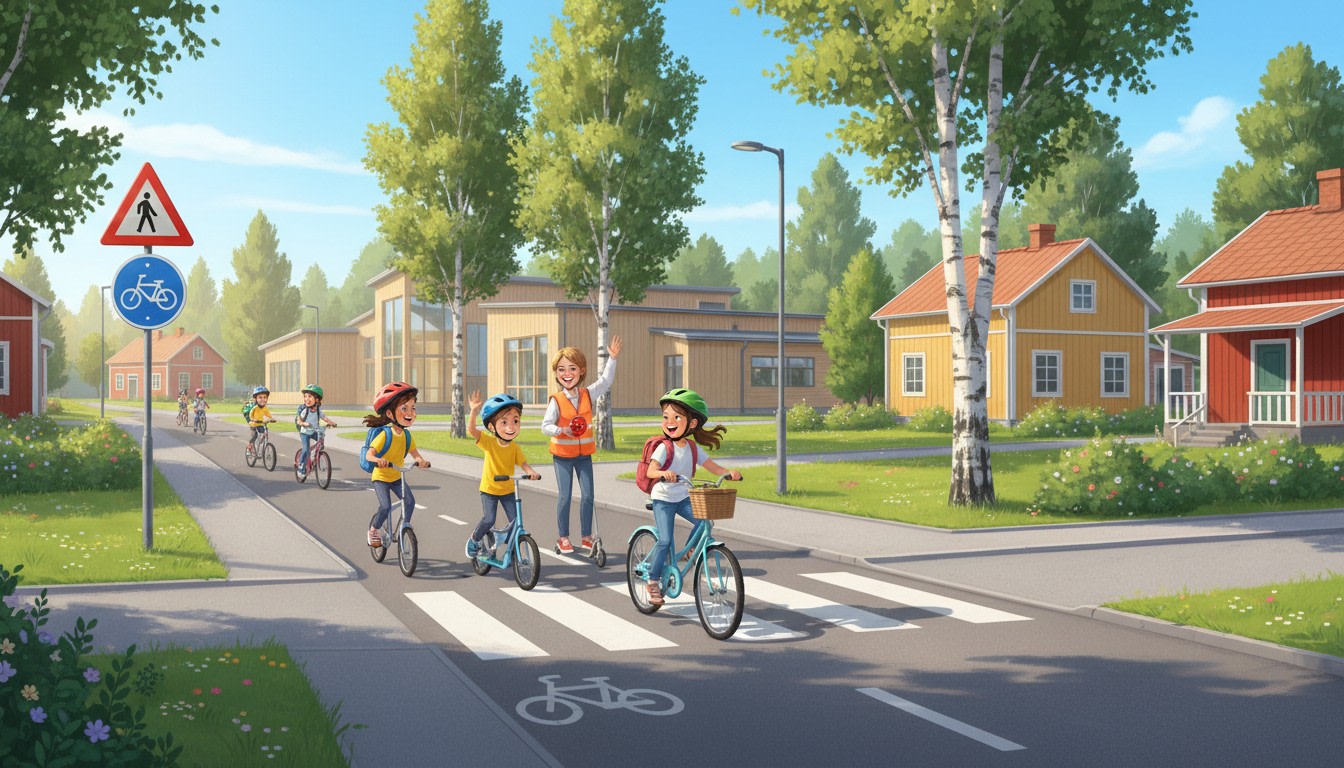 Pyörällä vai skuutilla koulutielle?
