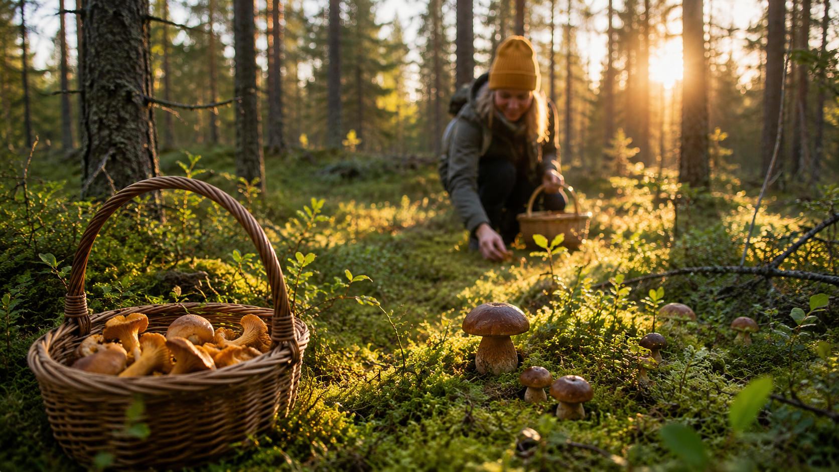 Syksy kutsuu keräämään korit kukkuralleen