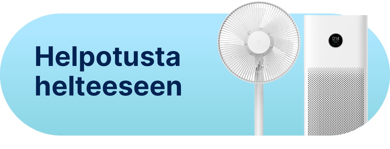 Helpotusta helteeseen
