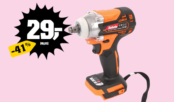 Robota W18 18V akkumutterinväännin runko -41%