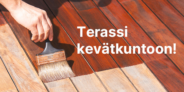 Terassi kevätkuntoon