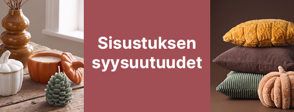 Sisustuksen syysuutuudet
